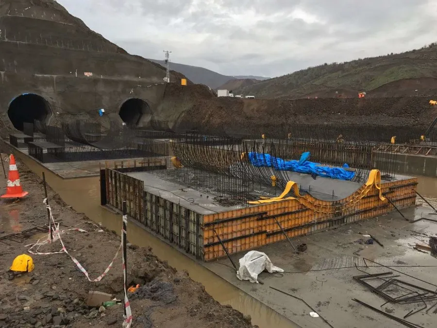 Alkumru Barajı İnşaatı Tüneli