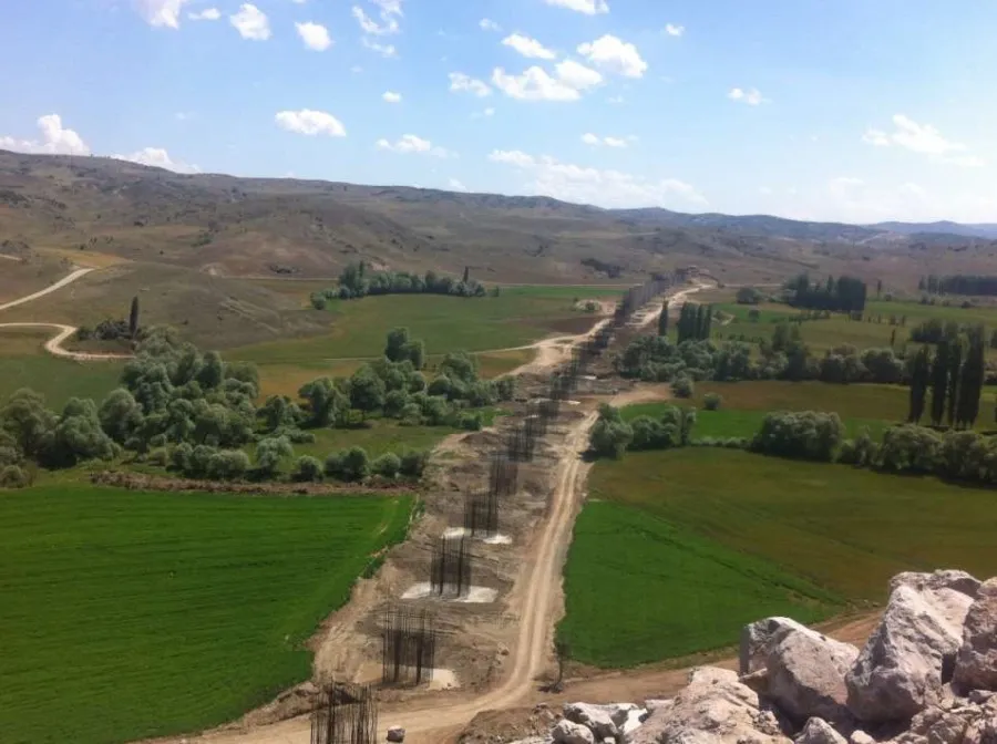 Alkumru Barajı İnşaatı Viyadük İşleri