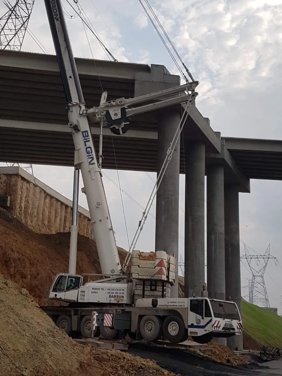 Kuzey Marmara Otoyolu 6.Kesim Kurtköy-Akyazı Prekast Ön-germeli Kiriş İmalatı ve Montajı