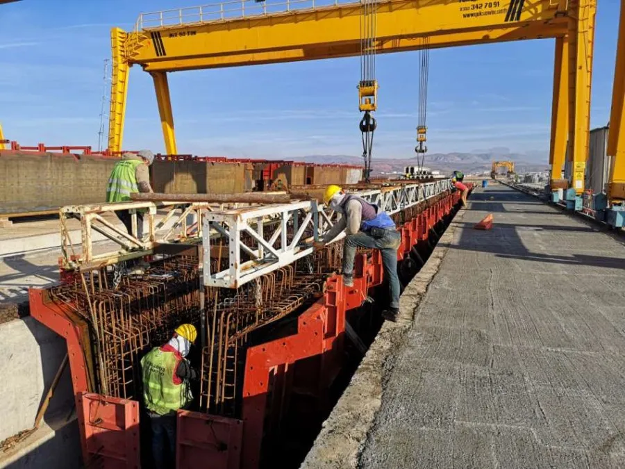 Kuzey Marmara Otoyolu Prekast Kiriş Üretim Sahası